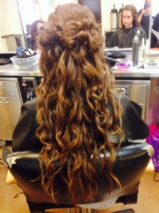 Mariah Mckenzie curls wedding formal hair